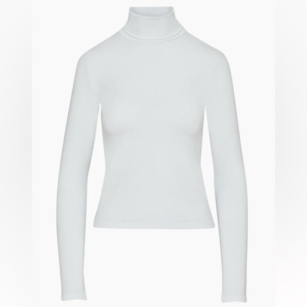 TNA ASA Chill Turtleneck in Glacier Blue